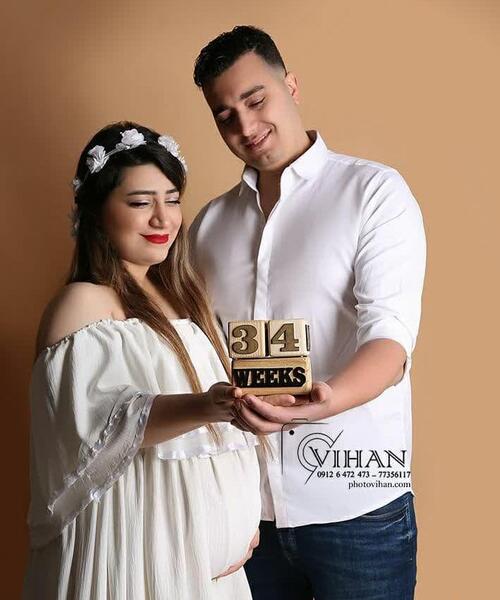 ایده عکس بارداری اینستاگرام