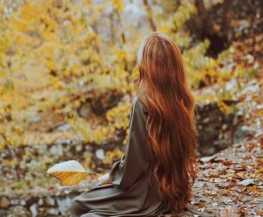 عکس دختر در طبیعت زیبا