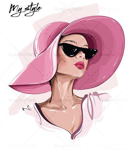 عکس دختر گرافیکی زیبا