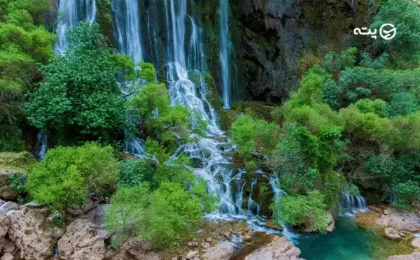 عکس آبشار دریا