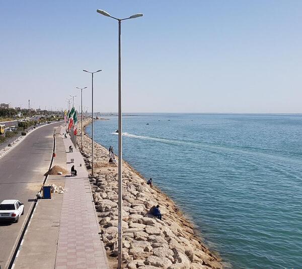 عکس لب دریا بندرعباس
