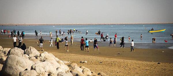 عکس لب دریا بندرعباس