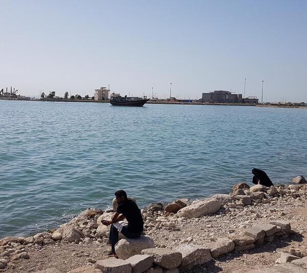 عکس کنار دریا بندرعباس