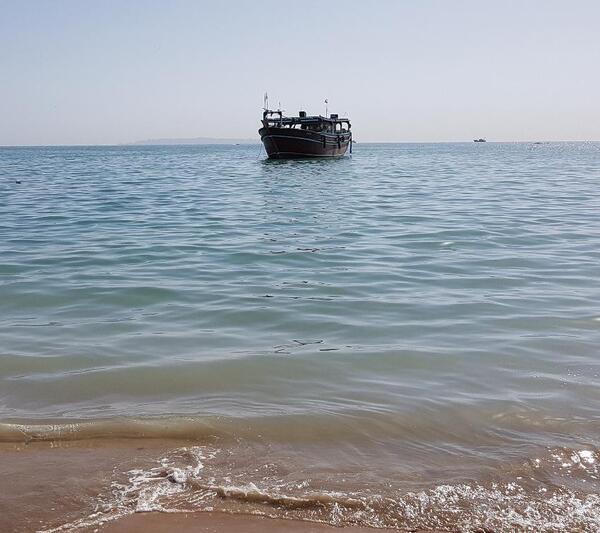 عکس از لب دریا بندرعباس