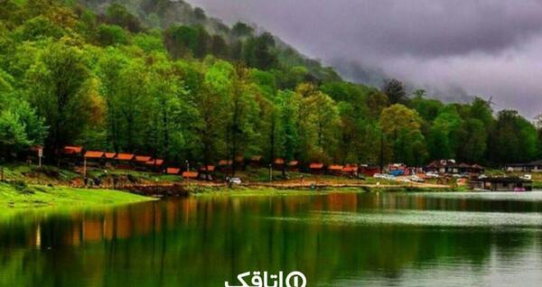 عکس کوه جنگل دریا