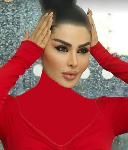 عکس دنیا جهانبخت قبل از عمل