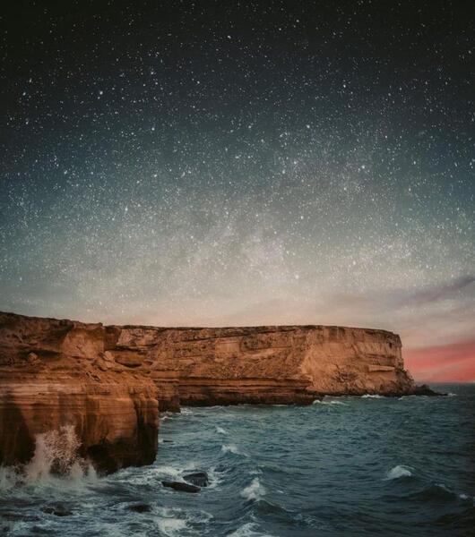 عکس دریا سیاه چابهار