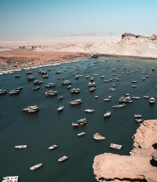 عکس دریا سیاه چابهار