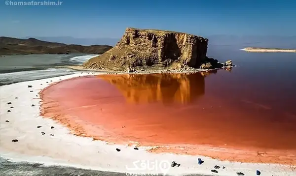 عکس دریاچه نمک ارومیه