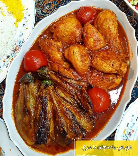 عکس غذای خوشمزه با مرغ