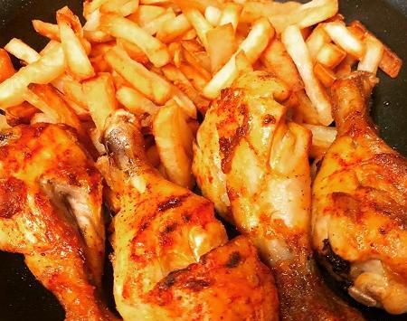 عکس غذای خوشمزه با مرغ