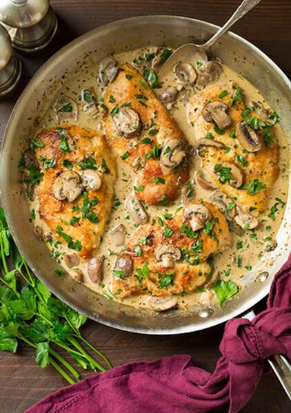 عکس غذای خوشمزه با مرغ