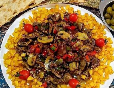 عکس غذای خانگی طبیعی