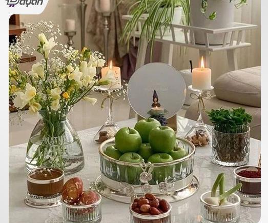 ایده عکس با سفره هفت سین