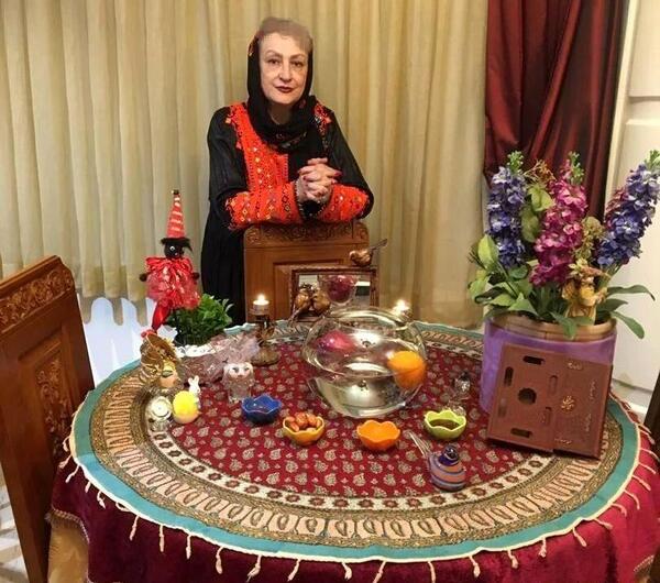 ایده عکس با سفره هفت سین