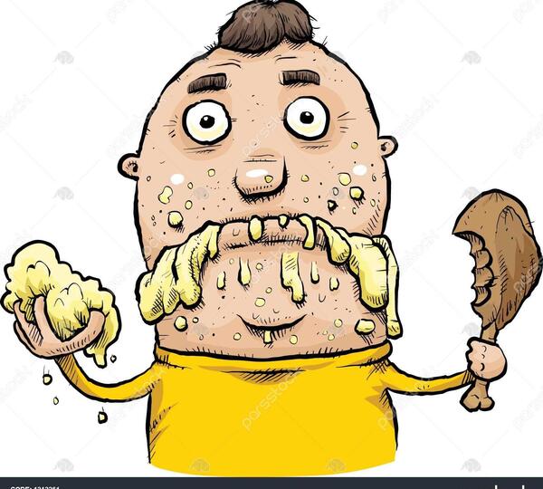 عکس کارتونی غذا خوردن