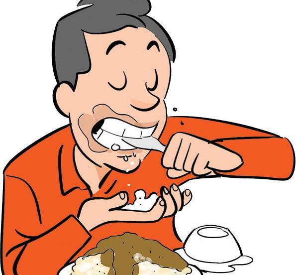 عکس کارتونی غذا خوردن