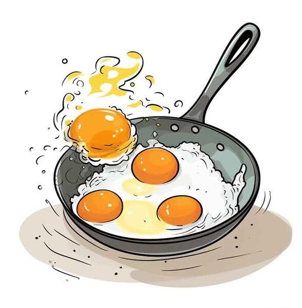 عکس غذا مرغ کارتونی