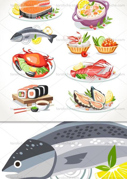عکس غذاهای کارتونی