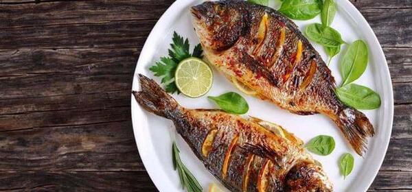 عکس غذا با ماهی