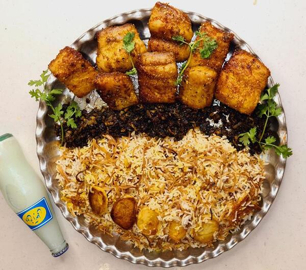 عکس غذا با ماهی