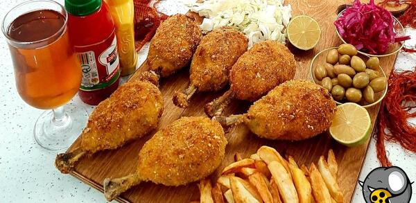 عکس غذا مرغ سوخاری