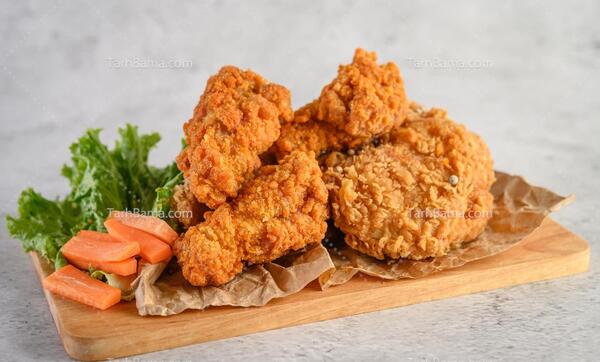 عکس غذا مرغ سوخاری