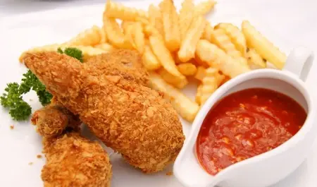 عکس غذا مرغ سوخاری