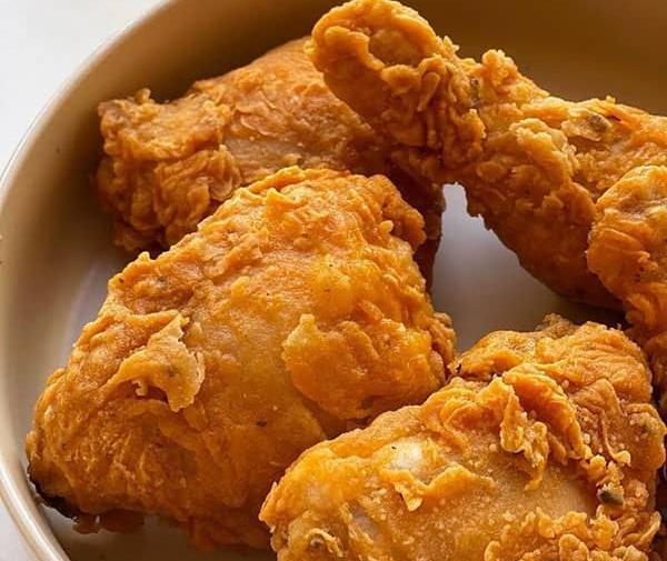 عکس غذا مرغ سوخاری