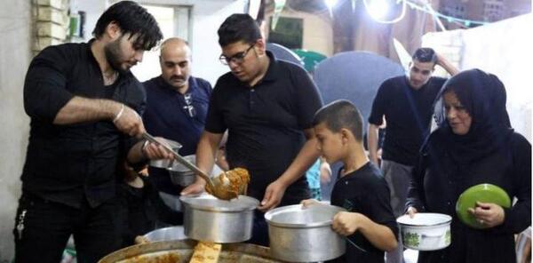 عکس غذا نذری امام حسین