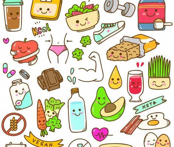 عکس غذاهای سالم و ناسالم برای کودکان