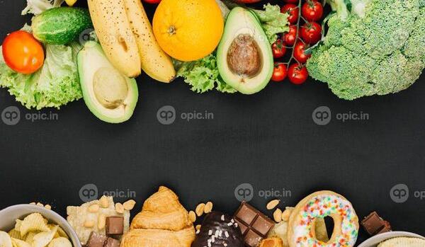 عکس غذاهای سالم و ناسالم برای کودکان