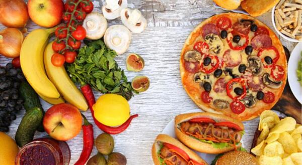عکس غذای سالم و ناسالم