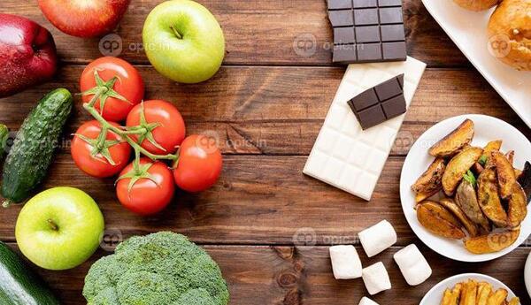 عکس غذای سالم و ناسالم