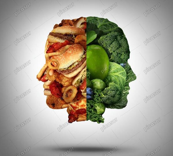 عکس غذای سالم و ناسالم