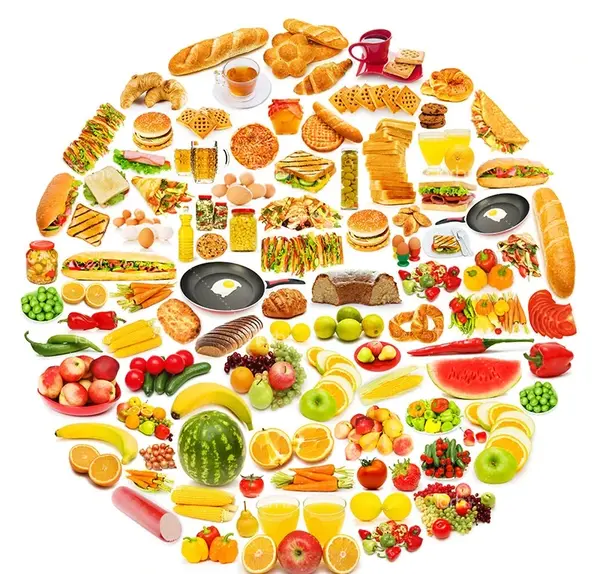 عکس غذای سالم و ناسالم