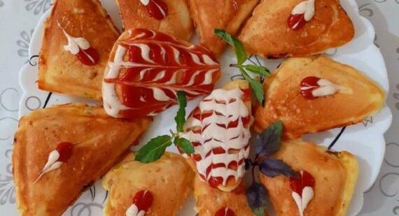 عکس غذای فست فودی خانگی