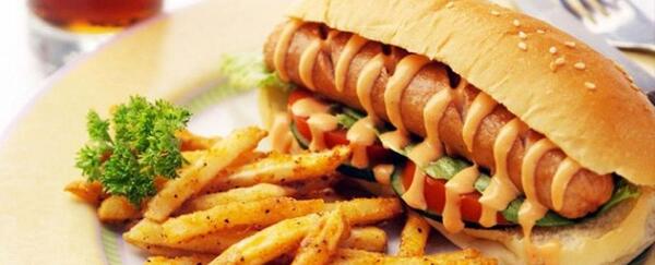 عکس از غذای فست فودی
