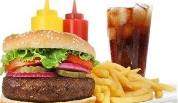 عکس از غذای فست فودی