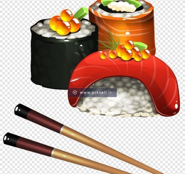 عکس غذای چینی سوشی