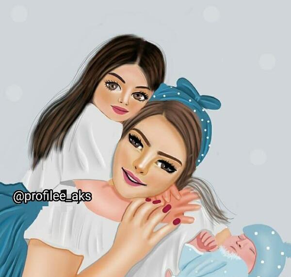 عکس بارداری فانتزی کارتونی
