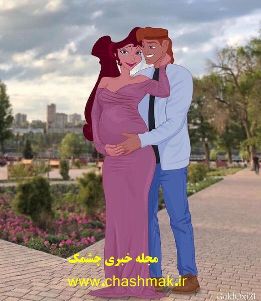 عکس بارداری فانتزی کارتونی