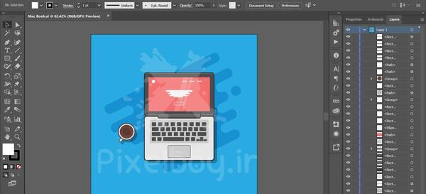 تبدیل عکس به فایل لایه باز