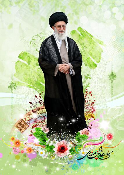 فایل لایه باز عکس امام و رهبری