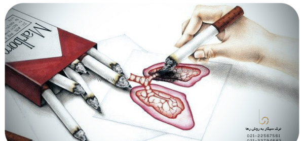 عکس قلب انسان سیگاری واقعی