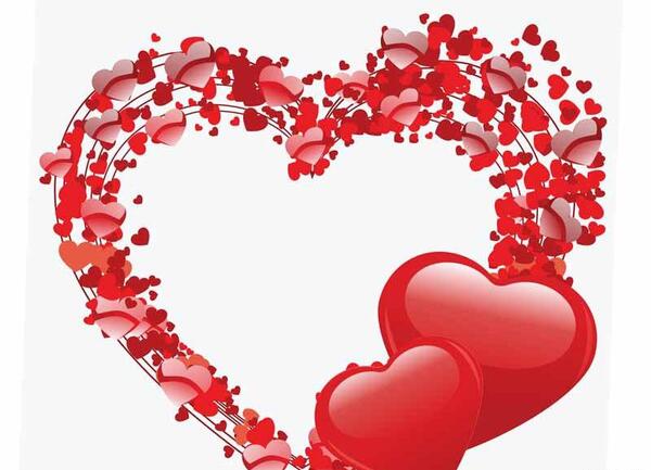 عکس قلب استیکری