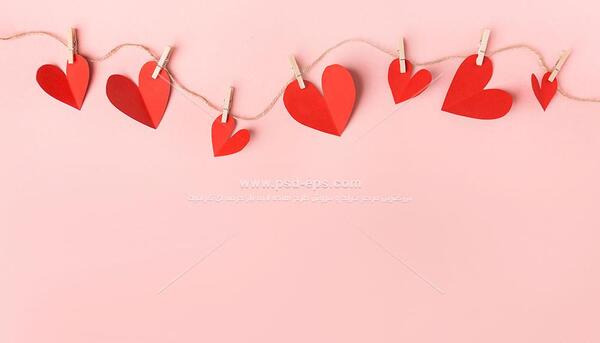 عکس قلب بزرگ توخالی