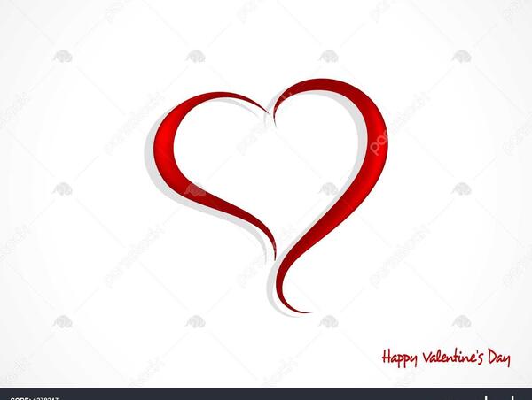 عکس قلب بزرگ توخالی