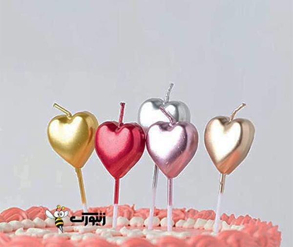 عکس مدل قلب با شمع