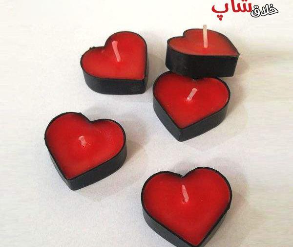 عکس مدل قلب با شمع